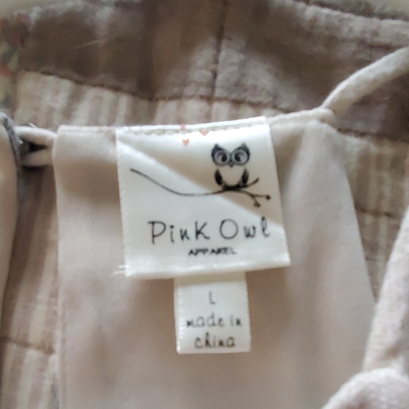 grey and white/cream halter dress - Picture 3 of 4